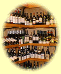 A large selection of wines